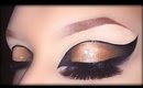 Sexy Fall Arabian Cat Eye with Glitter - Halo Makeup Tutorial using Makeup Geek & YSL