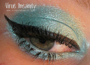 Virus Insanity eyeshadow, Four Leaf Clover.
http://www.virusinsanity.com/#!__virus-insanity2/vstc8=greens-duo/productsstackergalleryv227=0