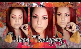 Thanksgiving Fun Makeup Tutorial- Un Look Festivo De Accion De Gracias