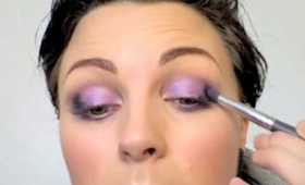 Purple Smokey eyeshadow. Great for green/hazel/brown eyes.