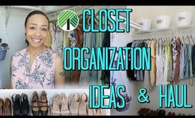 Dollar Tree Closet Organization Ideas + Huge Mommy Makeover Clothing Haul!