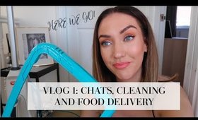 VLOG 1 | Chats, Cleaning and a Food Delivery | Lisa Gregory