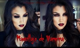 VAMPIRA maquillaje FACIL/  Sexy Vampire Makeup Tutorial | auroramakeup