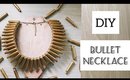 DIY : Bullet casing bib necklace