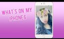 What's on My iPhone 6!? |BeautybyTommie