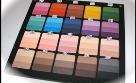 Inglot Rainbow Eye Shadow Review and Swatches