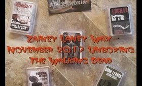 Zainey Laney Wax Unboxing ~ The Walking Dead ~ November 2017!