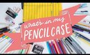 What's in my Pencil Case 2017 | Bullet Journaling and Illustration travel supplies