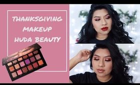 THANKSGIVING MAKEUP | HUDA BEAUTY DESERT DUSK PALETTE