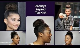 Zendaya Inspired Top Knot