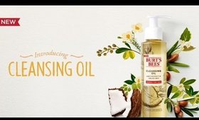 Burt's Bees Cleansing Oil Review - Quick Beauty Review and Demo