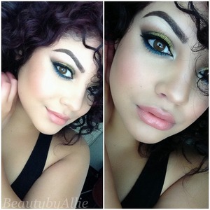 Instagram: Beautybyallie 
Used makeup geek pigment in liquid gold and wet n wild vanity and pride palette to create this look.