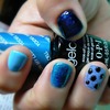 blue velvet manicure / OPI  GELCOLOR 