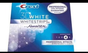 Influenster Crest Whitening Strips My Experience