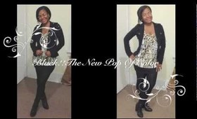 Black!!! New Pop Of Color OOTD 11-25-2011(ThanksGiving Greetings)