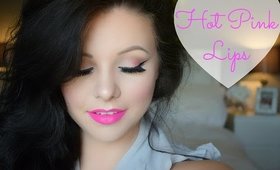 Hot Pink Lips Tutorial | Danielle Scott
