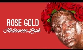 Rose Gold Halloween Makeup