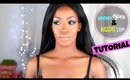 ✧ Smokey eyes & Nude lips Makeup tutorial | Kim Kardashian inspiration