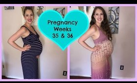 Pregnancy Weeks 35 & 36 (Dilated, ER Visit & Nursing)