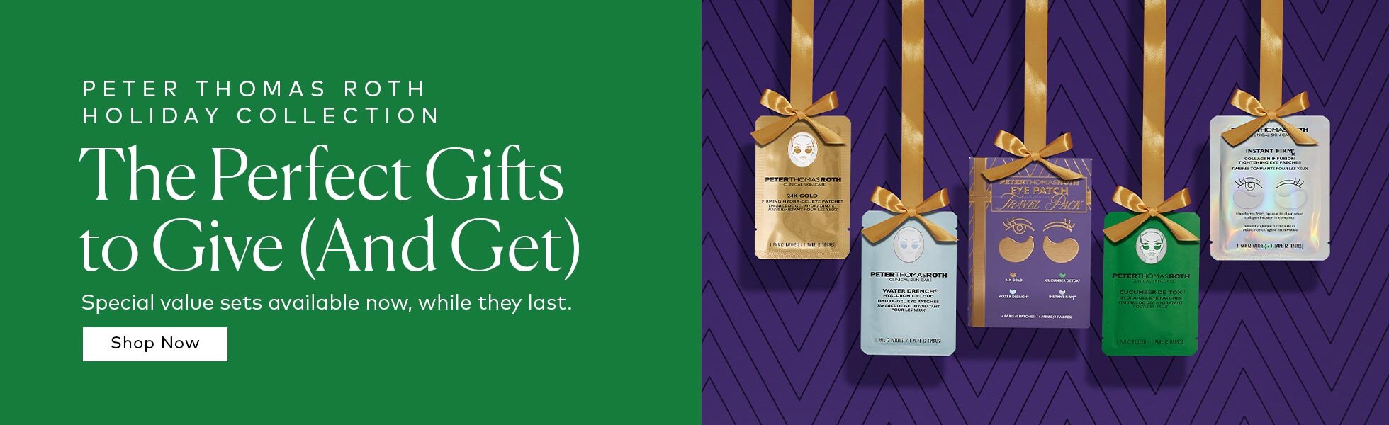 Gift a favorite, discover something new, or stock up for yourself with the limited edition Peter Thomas Roth holiday collection. Shop the collection here at Beautylish.com