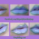 Purple and Green lips