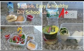 Quick, Easy & Healthy DIY School Lunches