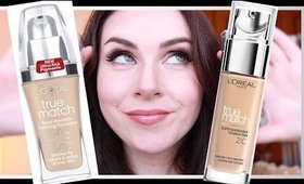 L'Oreal TRUE MATCH Foundation New Formulation vs Old | First Impressions