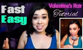 Fast & Easy Valentine's Day Hair Tutorial