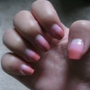 Pink Ombre Nails!