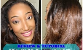 L'oreal HiColor Soft Brown Tutorial and Review