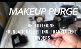 MAKEUP PURGE 2016 | Stash + DECLUTTERING My Powders for Normal/Dry Skin NaturallyCurlyQ