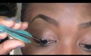 HOW I apply false lashes WITHOUT A LINER!!!