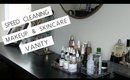 Clean With Me: Dresser and Vanity (Skincare and Makeup Organization)