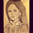 My drawing of Lana Del Rey