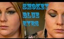 blue smokey eye tutorial  :ooohlalou's beauty channel