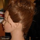 Left side View of Updo