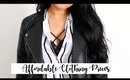 AFFORDABLE Clothing Pieces to BUILD up your WARDROBE | TRY-ON