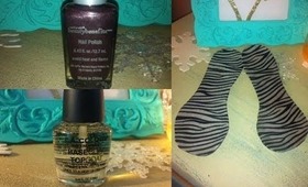 Dollar Tree Reviews: Beauty Benefit Nail Polish, LA Colors Base Top Coat & Shoe Inserts [#4]