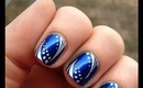 A slide show in pics of nail art stamping with konad and bundle monster