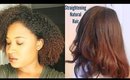 Straightening 3C Natural Hair |Tutorial