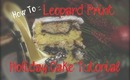 Leopard (Animal) Print Holiday Cake Tutorial :: How To