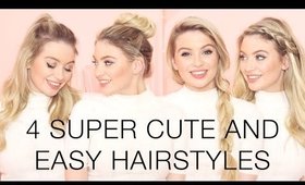 4 Super Cute And Easy Hairstyles   |   Milk + Blush Hair Extensions