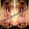 Blonde and brown ombré 