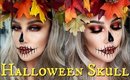 🎃Calavera de Halloween /💀 Halloween Skull makeup tutorial | auroramakeup