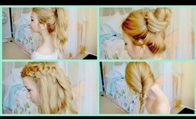 Easy Heat Free Hairstyles!