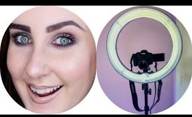 18inch Dimmmable Neewer Ringlight Unboxing incl Diffuser & Hotshoe Adapter