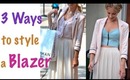 3 Ways to Style a Blazer | Collab with kissndMAKEUP