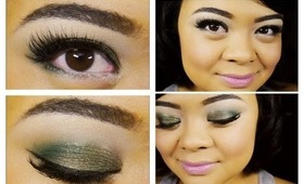 2013 Pantone Color Of The Year Emerald Makeup Tutorial // L'Oreal Eye Shadows // villabeauTIFFul
