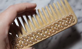 DIY Celtic Carved Comb