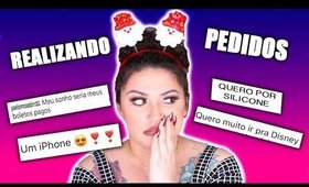 REALIZANDO PEDIDOS DOS SEGUIDORES! DEI A LOUCA |DUDA FERNANDES